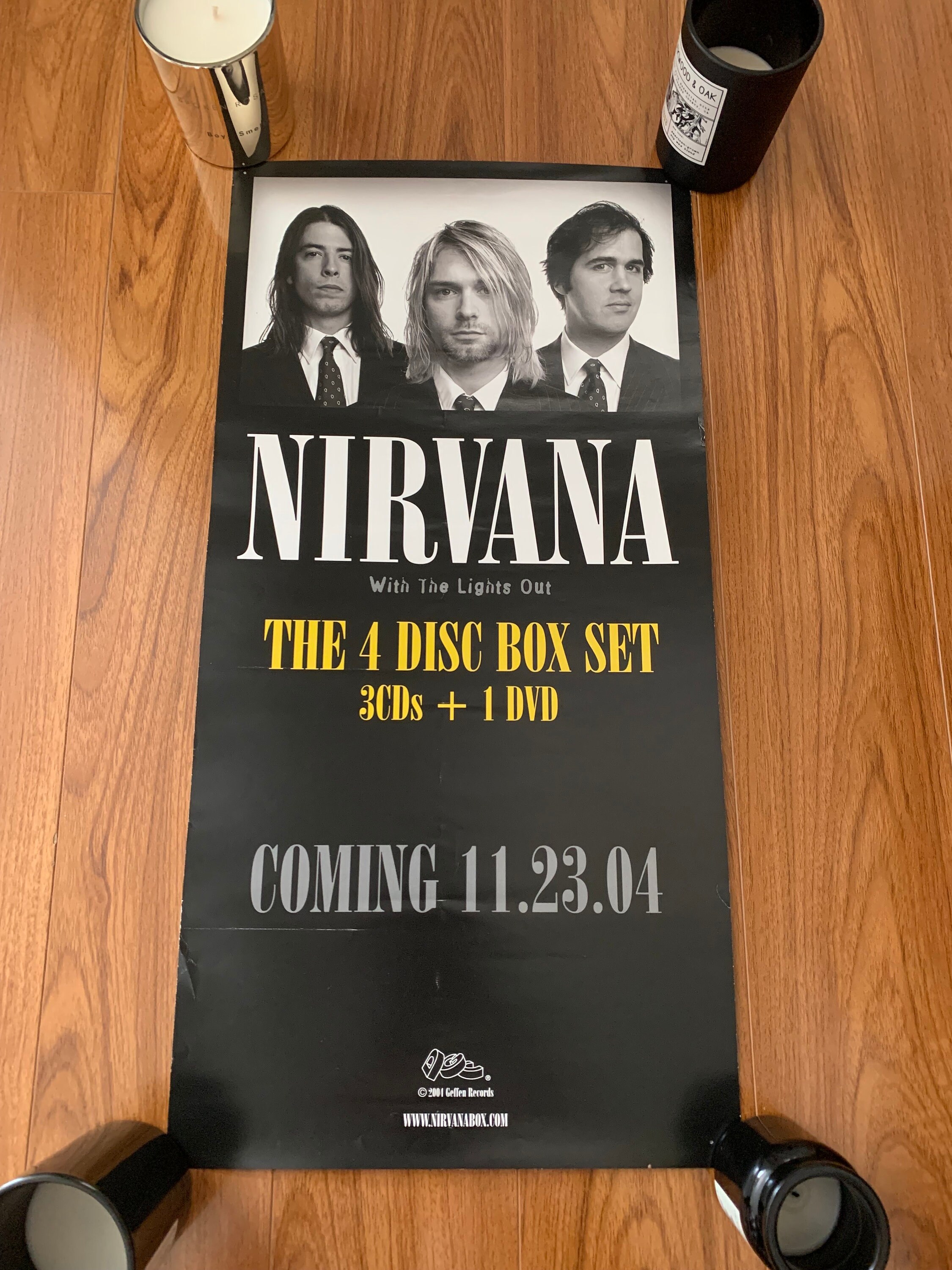 Nirvana Vintage With the Lights Out Box Set Poster 2004 Used - Etsy
