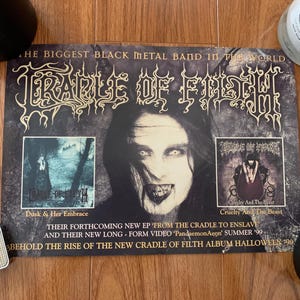 Cradle of Filth Poster - Etsy