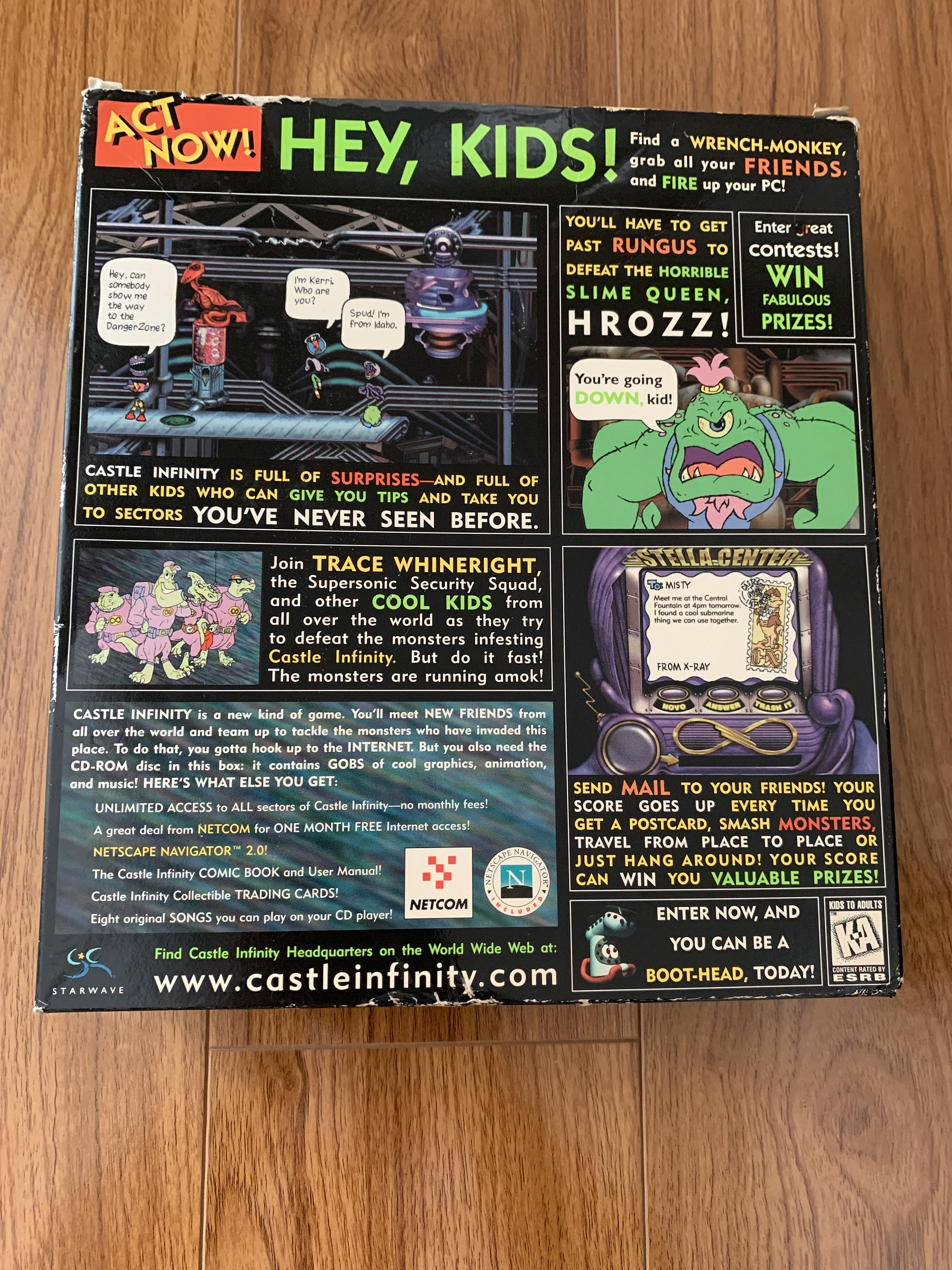 Castle Infinity Vintage Rare Cd-rom Windows 95 Game Complete - Etsy