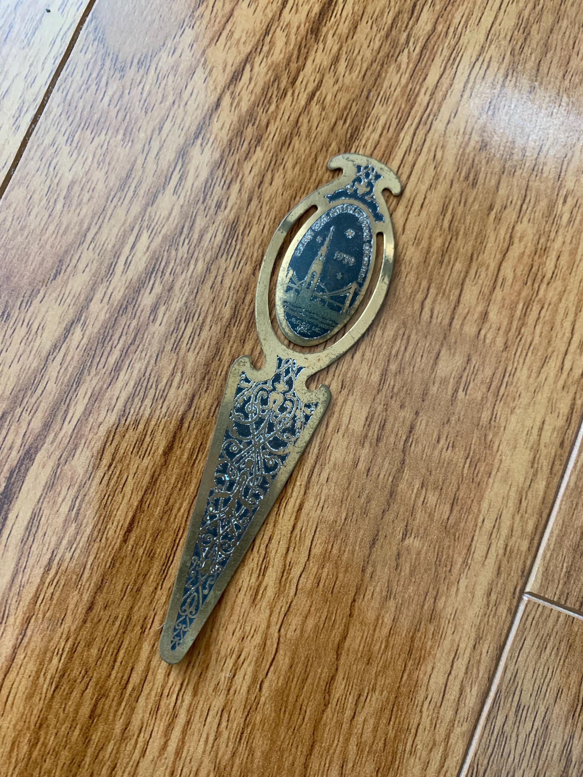 Vintage 1939 Bookmark Golden Gate International Exposition as Is - Etsy