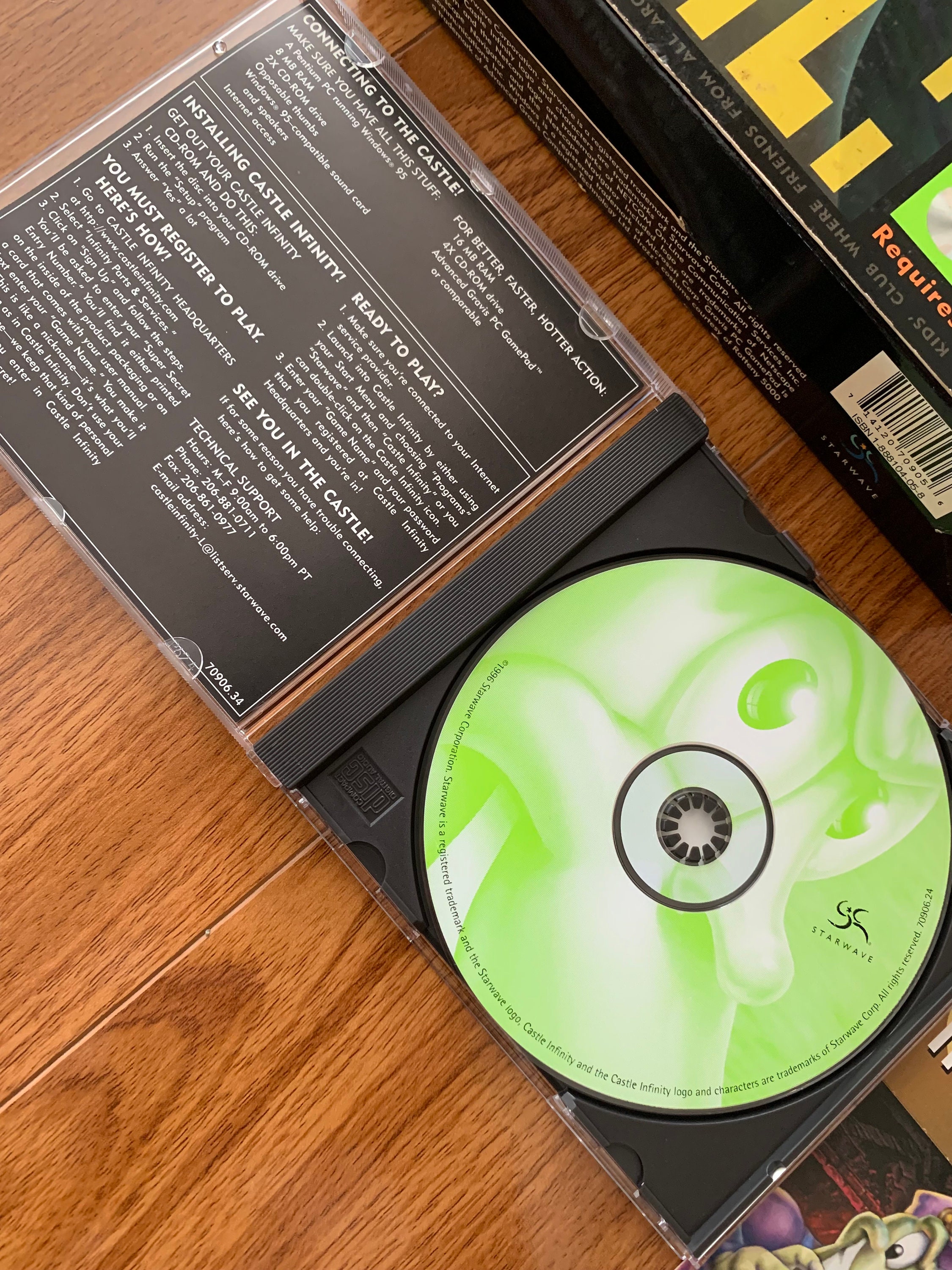 Castle Infinity Vintage Rare Cd-rom Windows 95 Game Complete - Etsy