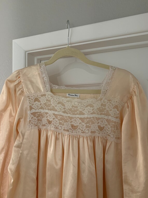 Vintage Christian Dior Nightgown 1980’s Lace