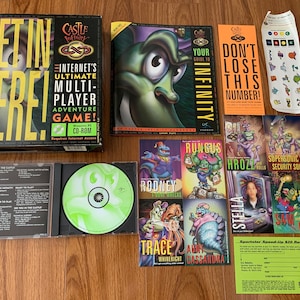 Castle Infinity Vintage Rare Cd-Rom Windows 95 Game Complete
