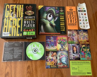 Castle Infinity Vintage Rare Cd-rom Windows 95 Game Complete - Etsy