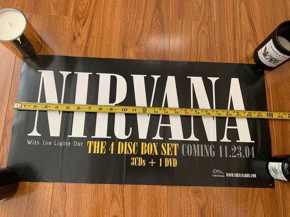 Nirvana Vintage With the Lights Out Box Set Poster 2004 Used - Etsy