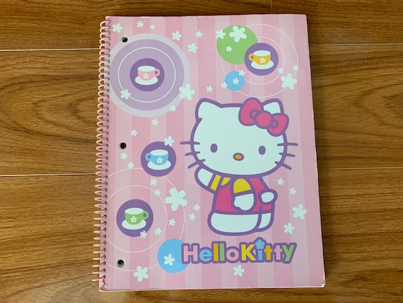Vintage Sanrio Hello Kitty Teacups Notebook 2006 - Etsy