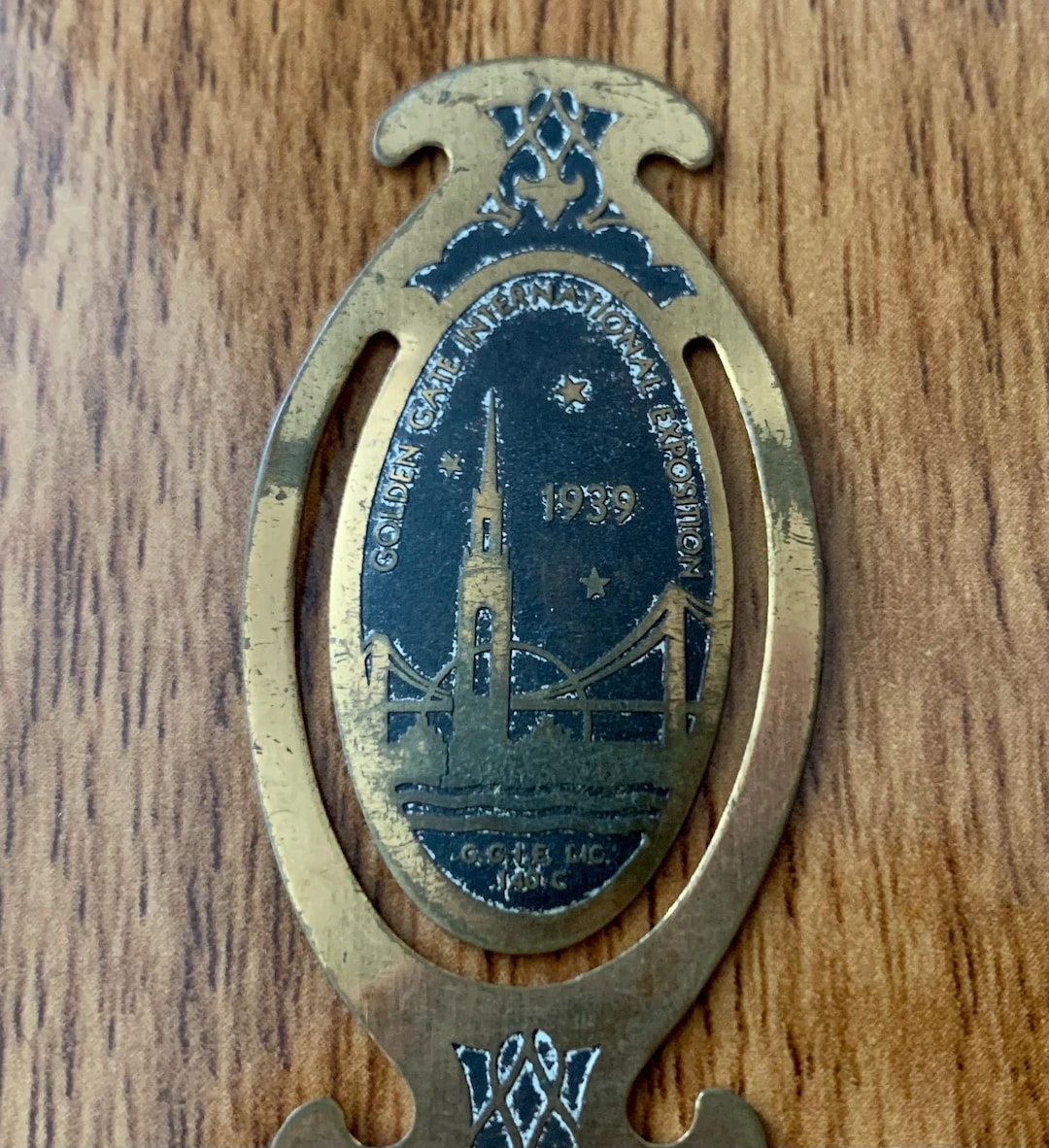 Vintage 1939 Bookmark Golden Gate International Exposition as Is - Etsy