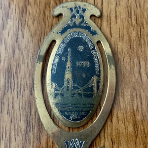 Vintage 1939 Bookmark Golden Gate International Exposition As Is