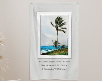 College Apartment Scripture Tapestry Decor for Living Room Bible Verse Banner Christian Boy Graduation Gift for Teen Girl Room Wall Art