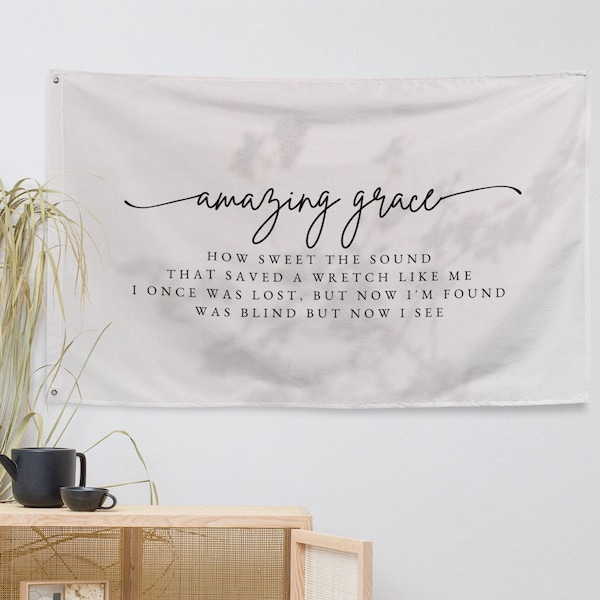 Amazing Grace Banner Etsy