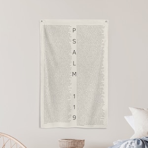 College Apartment Scripture Tapestry Decor for Living Room Bible Verse Banner Christian Boy Graduation Gift for Teen Girl Room Wall Art