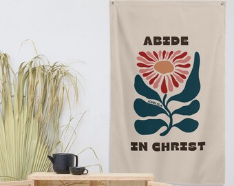 Christian Dorm Room Tapestry, Dorm Room Essentials, Tapestry Aesthetic, New College Apartment Gift, Teen Girl Gift, Room Decor for Teen Girl