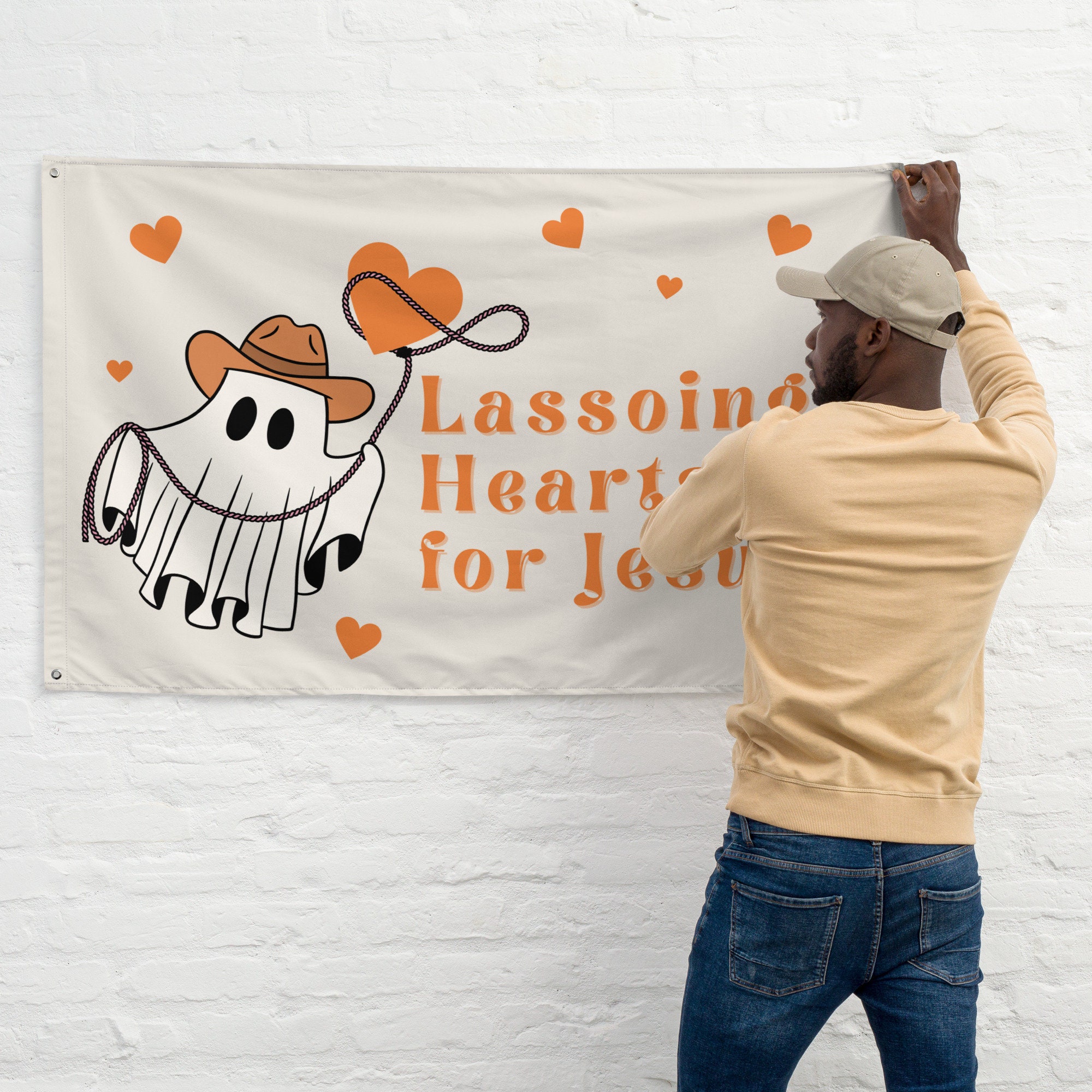 Christian Happy Halloween Trunk or Treat Backdrop Banner Sign Car SUV