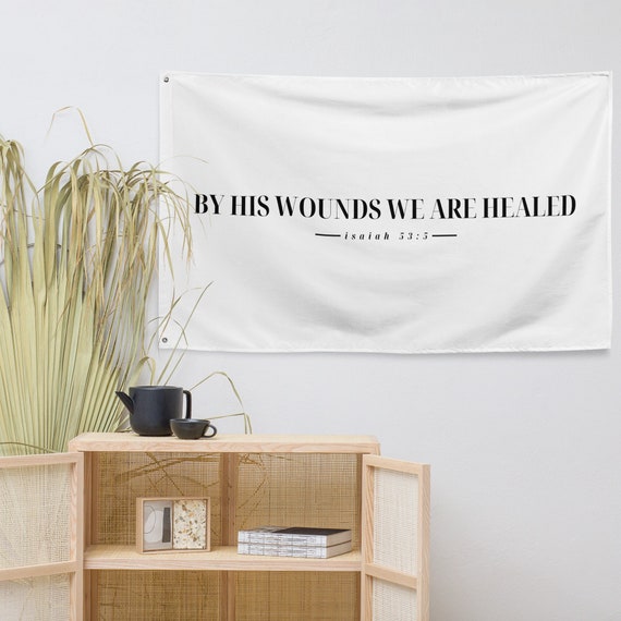 Isaiah Bible Verse Tapestry Christian Bible Verse Wall Decor Flag