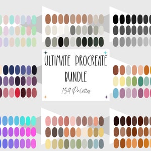 Ultimate Procreate Palette Bundle | Variety of Color Swatches | Instant Download | Procreate Palette Bundle | Art Inspiration | Color Guide