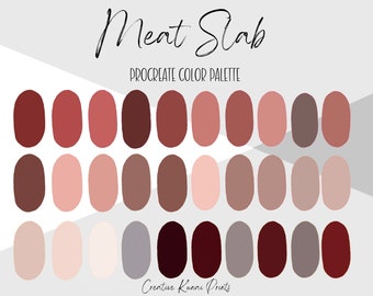 Seaside Procreate Color Palette Swatches Instant Download - Etsy