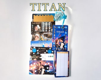 Spargeschichte, Sparspiel "Titan" | Sparchallenges für Umschlagmethode | Printversion