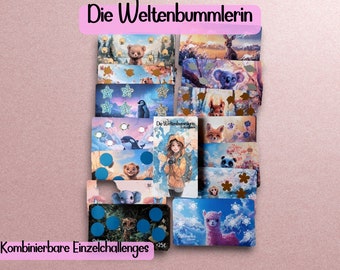 Die Weltenbummlerin - Einzel Rubbelchallenge, Würfelchallenge, Abstreichchallenge