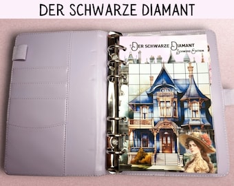 Rubbelchallenge "Der schwarze Diamant" | passend A6 Budgetplaner | Printversion