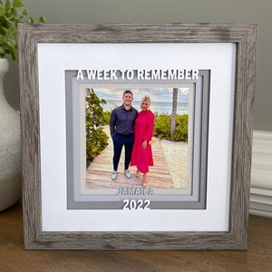 Vacation Frame, Vacation Memories, Travel Photo Frame, Travel Picture Frame, Vacation Photo Frame, Gift Frame A