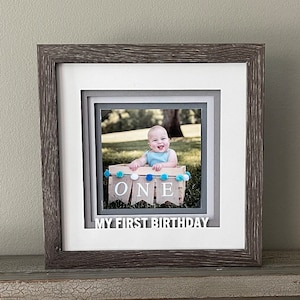First Birthday Picture Frame, Personalized First Birthday Frame, Baby First Birthday Frame, First Birthday Gift