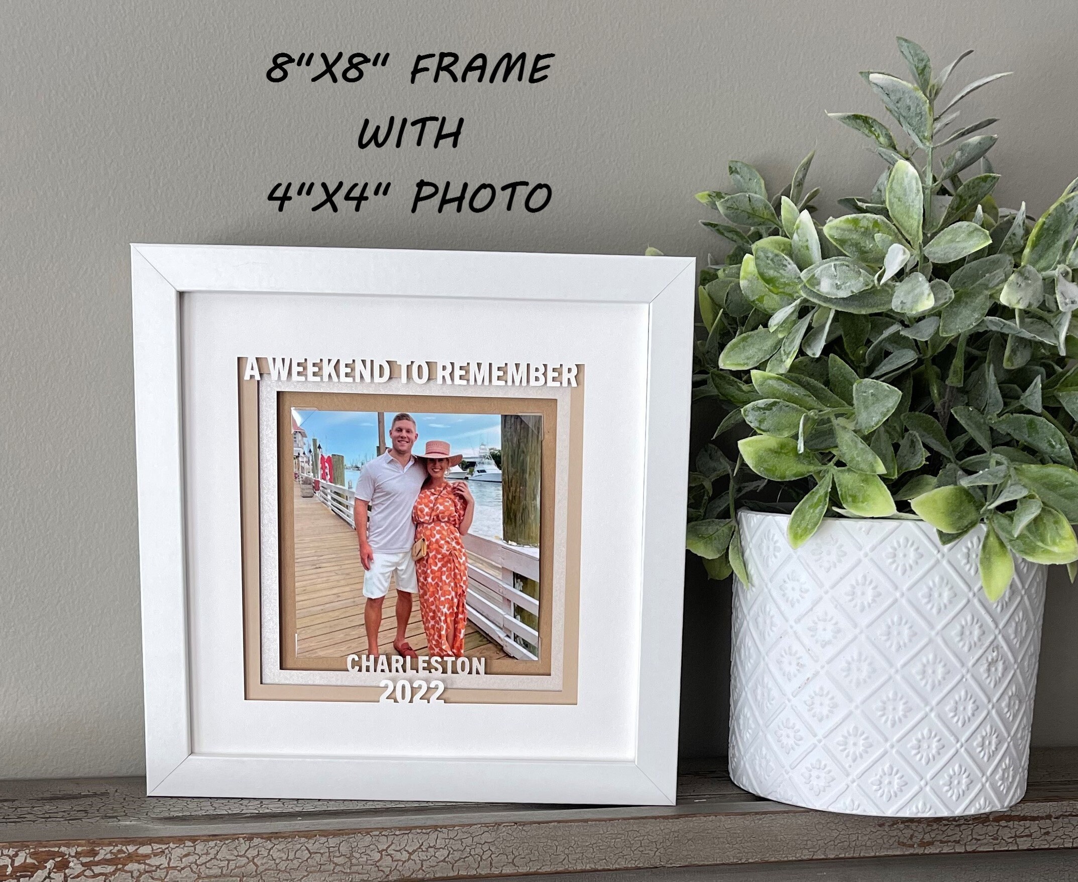 Cornice Portafoto In Legno 'Sci' – 20x14,5cm Con Supporto, Regalo Ideale Per Vacanze E Famiglia - 4