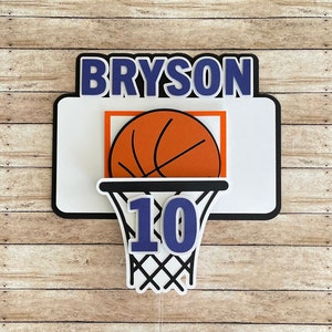 Basketball Cake Topper, Custom Basketball Cake Topper, Basketball Topper, Basketball Party Cake Topper, Basketball Cake Decoration