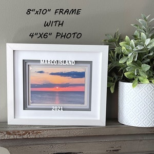 Vacation Frame, Vacation Memories, Travel Photo Frame, Travel Picture Frame, Vacation Photo Frame, Gift Frame image 6