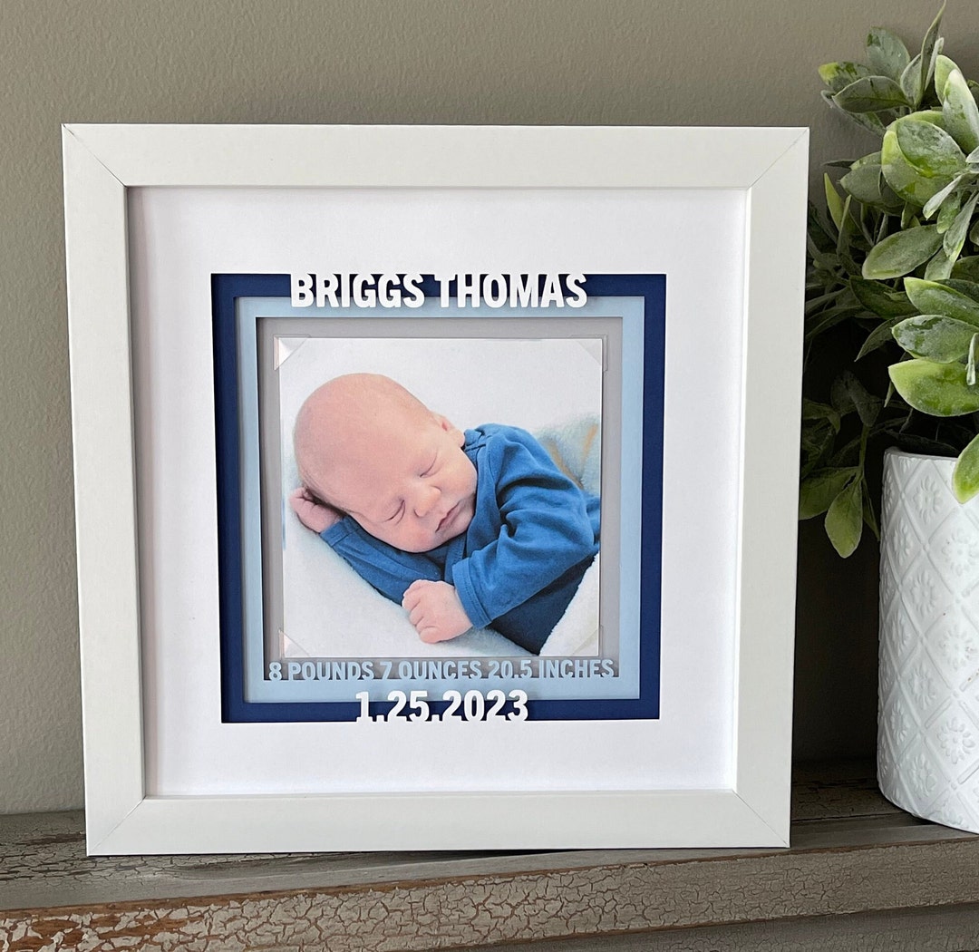 Personalized Picture Frame Baby Personalized Baby Picture Etsy