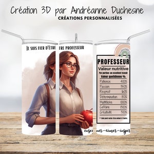 Nutrition Facts of Professor 20 oz Skinny Tumbler, PNG tumblers
