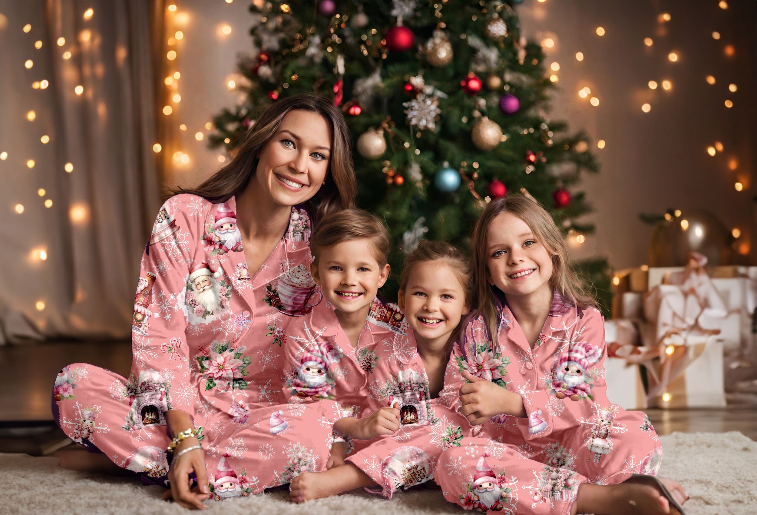 Mother daughter christmas nightgowns sale