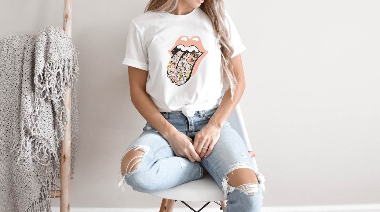 Discover Rolling Stones Retro, Retro T-Shirt