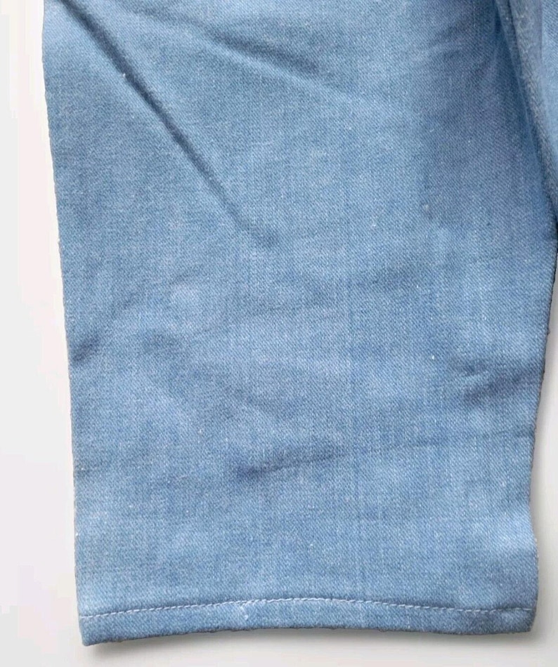 Vtg 60s Deadstock Wrangler Blue Bell Denim Pedal Pushers Jeans NOS SZ 9 / 10 VLV image 7