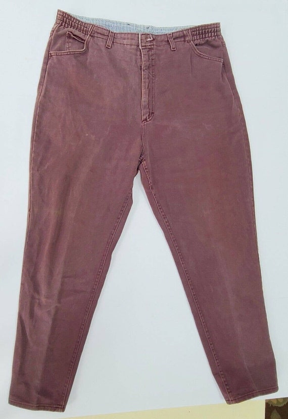 Vintage L.L. Bean Womens Purple High Waist Side El