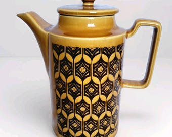 1960年代 ヴィンテージ ミッドセンチュリー ロイヤルシーリー コーヒーポット 4カップ MCM 日本製 ゴールデンブラウン