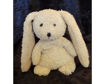 Russ Nibbles Home Buddies 5" Bunny Rabbit Plush Floppy Ears terrycloth Beanie