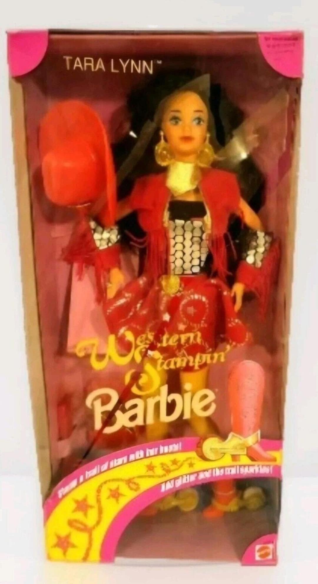 Western Stampin' Tara Lynn Barbie Doll 1993 Mattel 10295 New