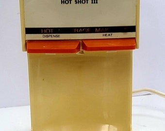 Vintage Sunbeam Hot Shot Hot Water Dispenser 16 Oz With Cup 3211 