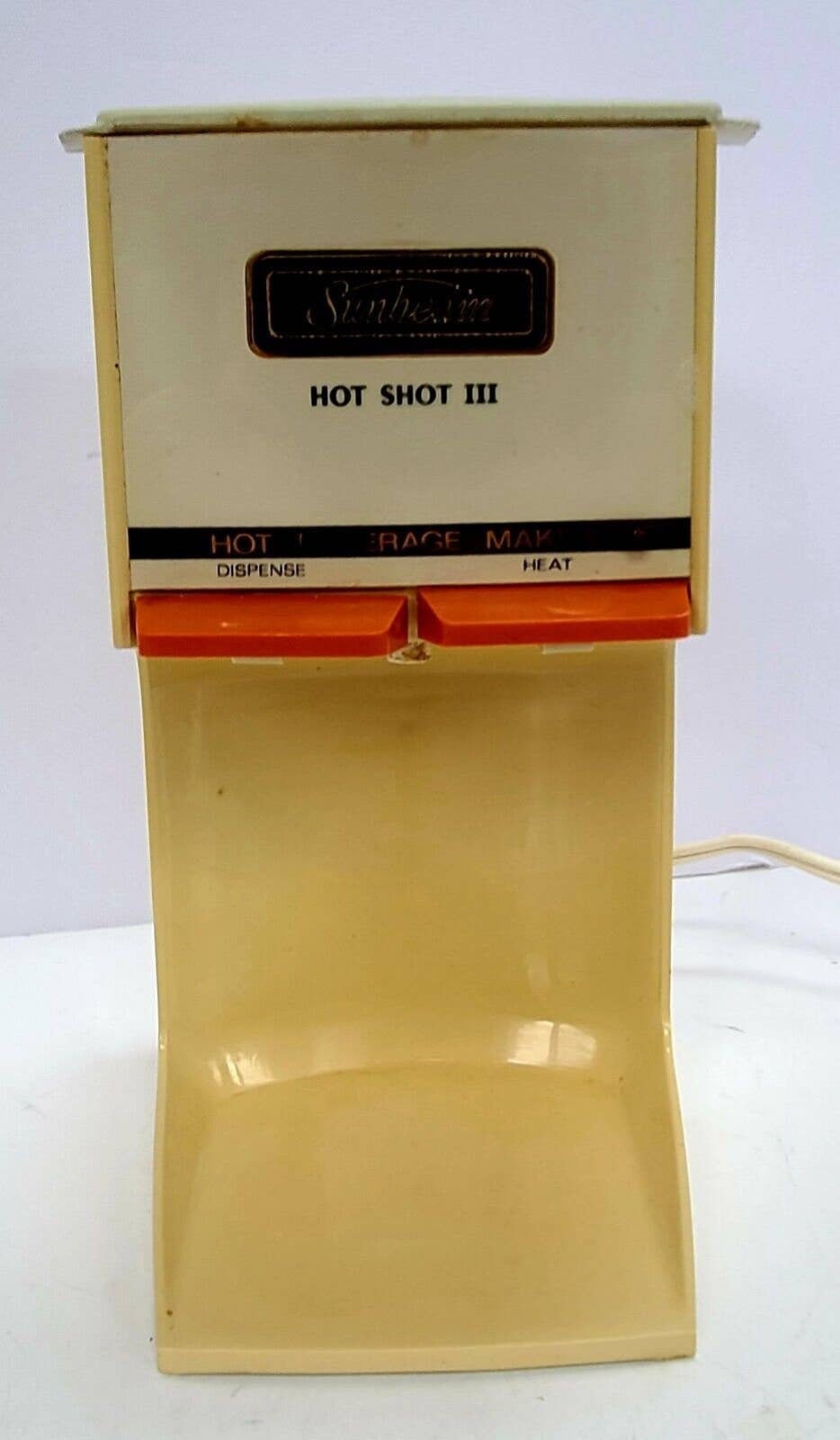 Vintage Sunbeam Hot Shot III Hot Beverage Maker Appliance 80s 