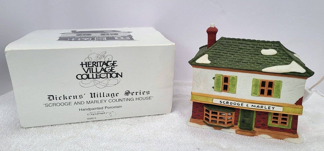Scrooge &amp; Marley Counting House Dickens Village Series Dept 56 - Etsy