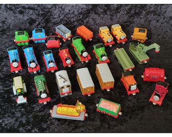 1990年代の木製列車トーマスと仲間たち 7両セット（写真の通り