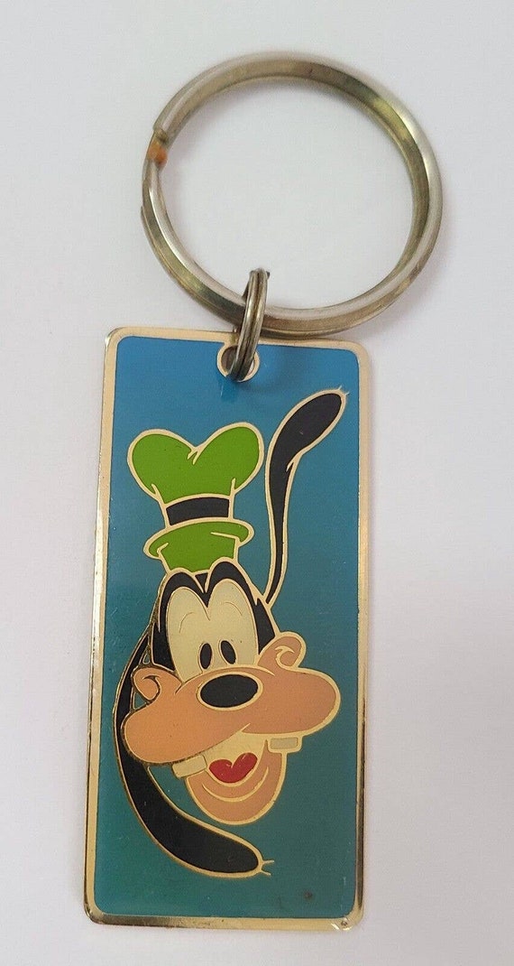 Vintage Metal Disney Keychain Lot of 3 Goofy Pilo… - image 5
