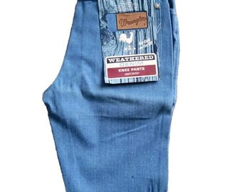 Vtg 60s Deadstock Wrangler Blue Bell Denim Pedal Pushers Jeans NOS SZ 9 / 10 VLV