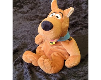 Vintage 1998 Scooby-Doo Plush Bean Bag Warner Bros Studio Store Cartoon Network
