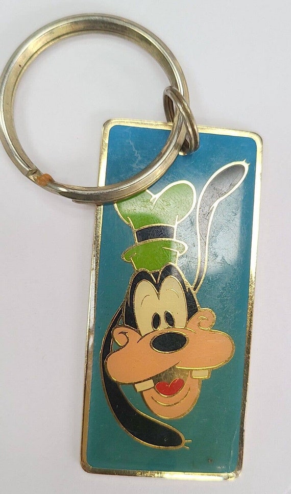Vintage Metal Disney Keychain Lot of 3 Goofy Pilo… - image 3
