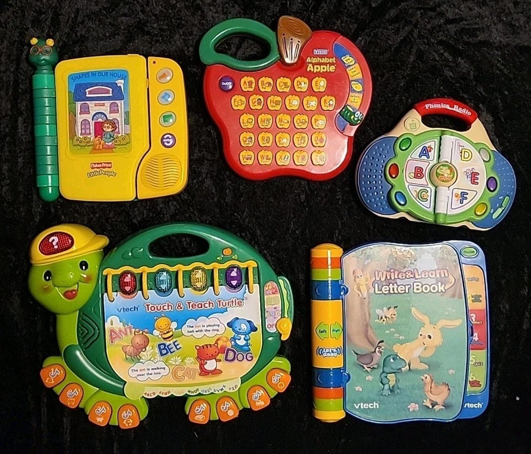 Lot 5 Vintage Electronic Learning Educational Toys Vtech Fisher-price ...