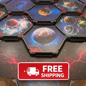 Twilight Imperium 4 Galaxy Frame Riser - Tiered Board Game Organizer