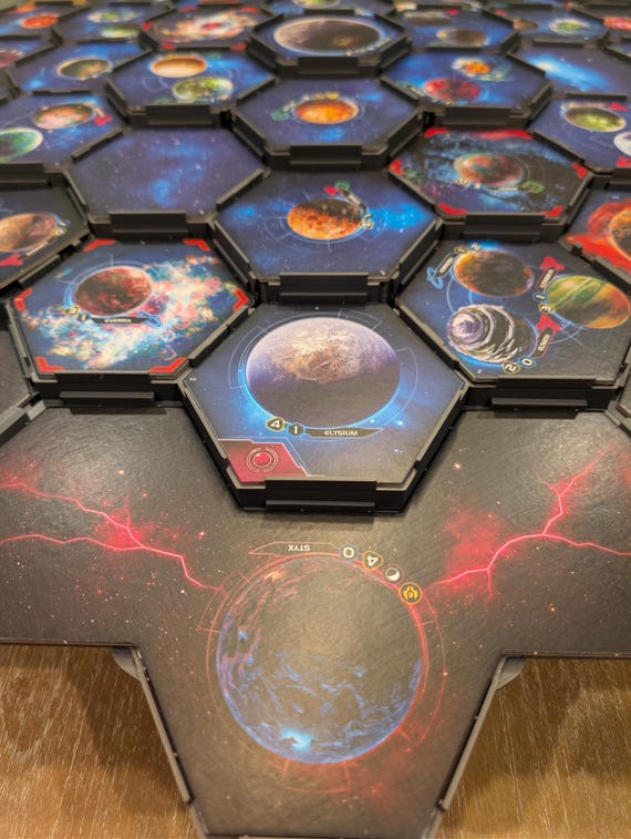 Twilight Imperium 4 Galaxy Frame Riser - Tiered Board Game
