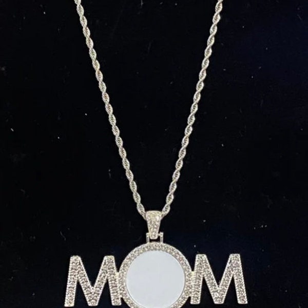 Necklace, Sublimation Mom Diamond