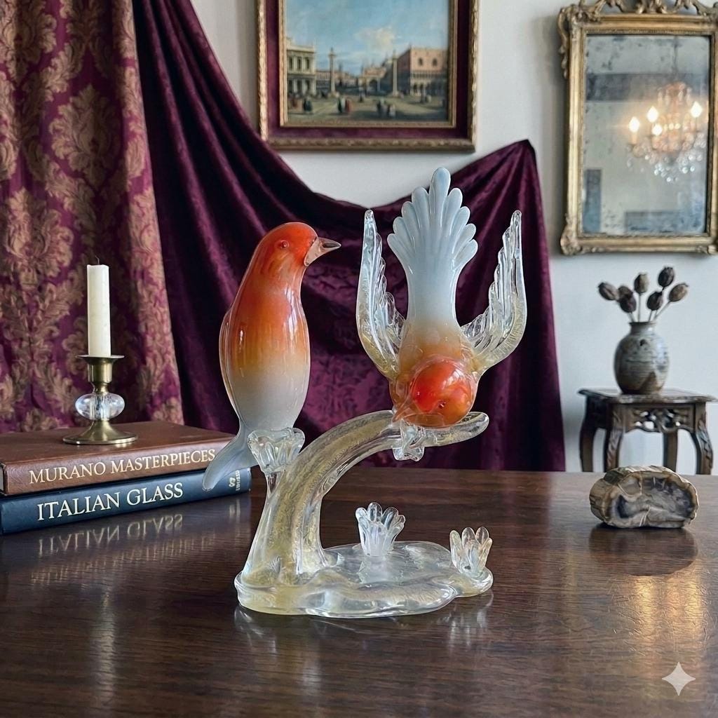 Salviati Birds - Etsy